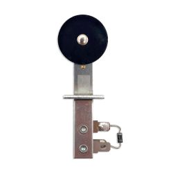 JJP 1" Black Round Stand-Up Target - Side Lugs